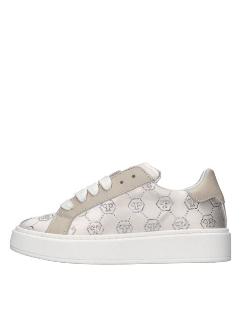 Sneakers in raso e strass PHILIPP PLEIN | 80026 RASO/GINEVRAGBEIGE